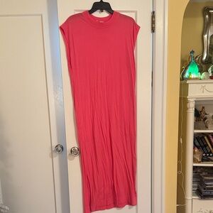 Free People Beach Sleeveless Pink Maxi Dress